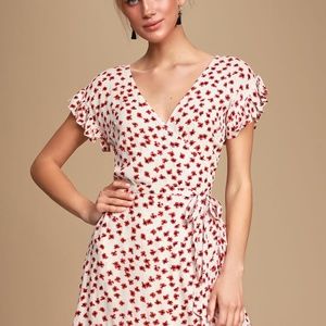 Billabong Wrap and Roll Mini Wrap Dress